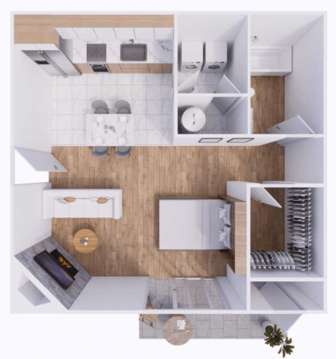 Washington Square Floor Plan at The Township, Kansas City, Missouri